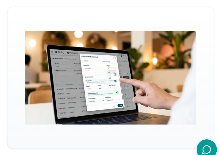 Create a payment link on DashyPay
